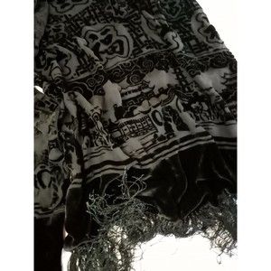 Chinese Black‎ Scarf Shawl Wrap Neck Warmer